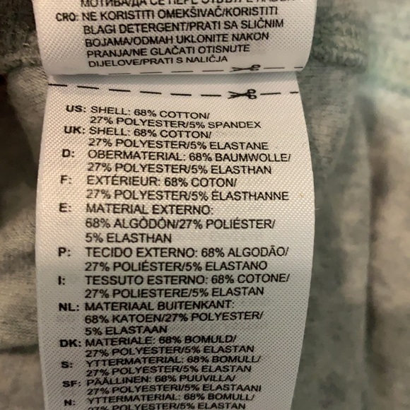 Adidas Climalite Cotton Polka Dot Leggings Medium - Picture 7 of 8